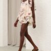 Patience Short Vanilla Floral Online Patience Short Vanilla Floral Online