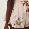 Patience Short Vanilla Floral Online Patience Short Vanilla Floral Online