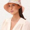 Printed Canvas Bucket Hat Patch Multi Online Printed Canvas Bucket Hat Patch Multi Online