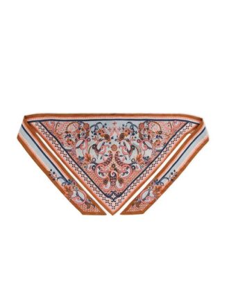 Printed Headscarf Blue Paisley Floral Online Printed Headscarf Blue Paisley Floral Online