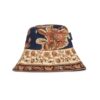 Printed Long Brim Bucket Hat Navy Jacobean Online Printed Long Brim Bucket Hat Navy Jacobean Online