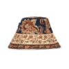 Printed Long Brim Bucket Hat Navy Jacobean Online Printed Long Brim Bucket Hat Navy Jacobean Online