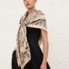 Printed Silk Maxi Square Cream Perla Paisley Online Printed Silk Maxi Square Cream Perla Paisley Online