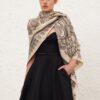 Printed Silk Maxi Square Cream Perla Paisley Online Printed Silk Maxi Square Cream Perla Paisley Online