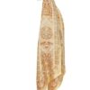 Printed Silk Neck Scarf Tan Perla Paisley Online Printed Silk Neck Scarf Tan Perla Paisley Online