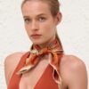 Printed Silk Square 55 Ruby Tie Dye Online Printed Silk Square 55 Ruby Tie Dye Online