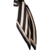 Printed Silk Square 90 Black Stripe Online Printed Silk Square 90 Black Stripe Online