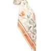 Printed Silk Square 90 Cream Songbird Online Printed Silk Square 90 Cream Songbird Online