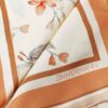 Printed Silk Square 90 Cream Songbird Online Printed Silk Square 90 Cream Songbird Online