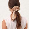 Printed Silk Tie Scrunchie Tapestry Multi Online Printed Silk Tie Scrunchie Tapestry Multi Online