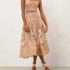 Rebellion Beaded Midi Skirt Blush Mermaid Online Rebellion Beaded Midi Skirt Blush Mermaid Online
