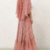 Rebellion Bohemian Maxi Dress Red Stripe Online Rebellion Bohemian Maxi Dress Red Stripe Online