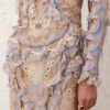 Rebellion Button Midi Dress Cream Aviary Online