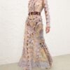 Rebellion Button Midi Dress Cream Aviary Online
