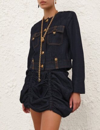 Rebellion Denim Jacket Night Sky Online