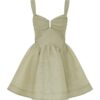 Rebellion Drape Mini Dress Palm Online Rebellion Drape Mini Dress Palm Online