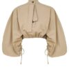 Rebellion Drawn Top Beige Online