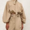 Rebellion Drawn Top Beige Online