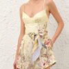 Rebellion Fitted Playsuit Lemon Aviary Online