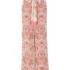 Rebellion Flare Pant Rust Floral Online Rebellion Flare Pant Rust Floral Online