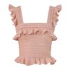 Rebellion Frill Cami Metallic Rose Gold Online Rebellion Frill Cami Metallic Rose Gold Online
