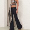 Rebellion Paint Stripe Bandeau Black Stripe Online Rebellion Paint Stripe Bandeau Black Stripe Online