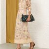 Rebellion Pencil Skirt Lemon Floral Online Rebellion Pencil Skirt Lemon Floral Online