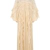 Rebellion Splice Billow Dress Cream Online Rebellion Splice Billow Dress Cream Online