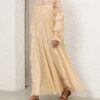 Rebellion Splice Billow Dress Cream Online Rebellion Splice Billow Dress Cream Online