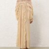 Rebellion Splice Billow Dress Cream Online Rebellion Splice Billow Dress Cream Online