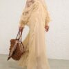 Rebellion Splice Billow Dress Cream Online Rebellion Splice Billow Dress Cream Online