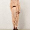 Rebellion Splice Harem Pant Peach Online Rebellion Splice Harem Pant Peach Online