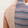 Rebellion Spliced Stripe Polo Multi Stripe Online Rebellion Spliced Stripe Polo Multi Stripe Online