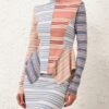 Rebellion Spliced Stripe Top Multi Stripe Online Rebellion Spliced Stripe Top Multi Stripe Online