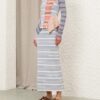 Rebellion Spliced Stripe Top Multi Stripe Online Rebellion Spliced Stripe Top Multi Stripe Online