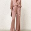 Silk Tuck Pant Dusty Rose Online Silk Tuck Pant Dusty Rose Online