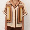 Stardust Short Sleeve Shirt Scarf Multi Online Stardust Short Sleeve Shirt Scarf Multi Online