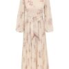 Sunray Long Sleeve Dress Cream Floral Online Sunray Long Sleeve Dress Cream Floral Online