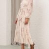 Sunray Long Sleeve Dress Cream Floral Online Sunray Long Sleeve Dress Cream Floral Online