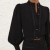 Trim Utility Blouse Black Online Trim Utility Blouse Black Online