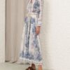 Wanderlust A-Line Maxi Skirt Blue Toile Online Wanderlust A-Line Maxi Skirt Blue Toile Online