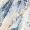 Wanderlust A-Line Maxi Skirt Blue Toile Online Wanderlust A-Line Maxi Skirt Blue Toile Online