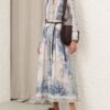 Wanderlust A-Line Maxi Skirt Blue Toile Online Wanderlust A-Line Maxi Skirt Blue Toile Online