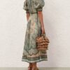 Wanderlust Billow Dress Tapestry Teal Multi Online Wanderlust Billow Dress Tapestry Teal Multi Online