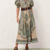 Wanderlust Billow Dress Tapestry Teal Multi Online Wanderlust Billow Dress Tapestry Teal Multi Online