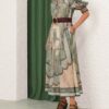 Wanderlust Billow Dress Tapestry Teal Multi Online Wanderlust Billow Dress Tapestry Teal Multi Online