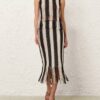 Wanderlust Macrame Maxi Skirt Black/Ivory Online Wanderlust Macrame Maxi Skirt Black/Ivory Online