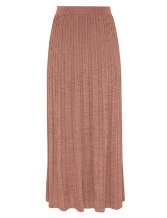 Wanderlust Metallic Midi Skirt Metallic Dusty Rose Online Wanderlust Metallic Midi Skirt Metallic Dusty Rose Online