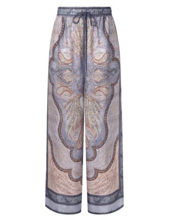 Wanderlust Relaxed Pant Tapestry Blue Multi Online Wanderlust Relaxed Pant Tapestry Blue Multi Online