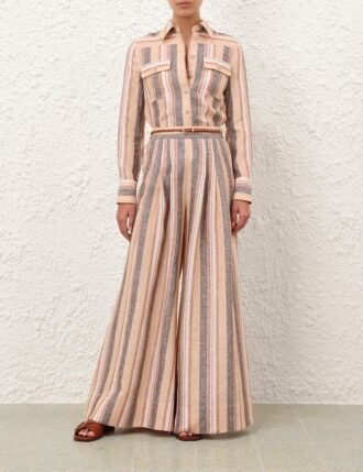 Wanderlust Stripe Pant Tan Multi Stripe Online Wanderlust Stripe Pant Tan Multi Stripe Online